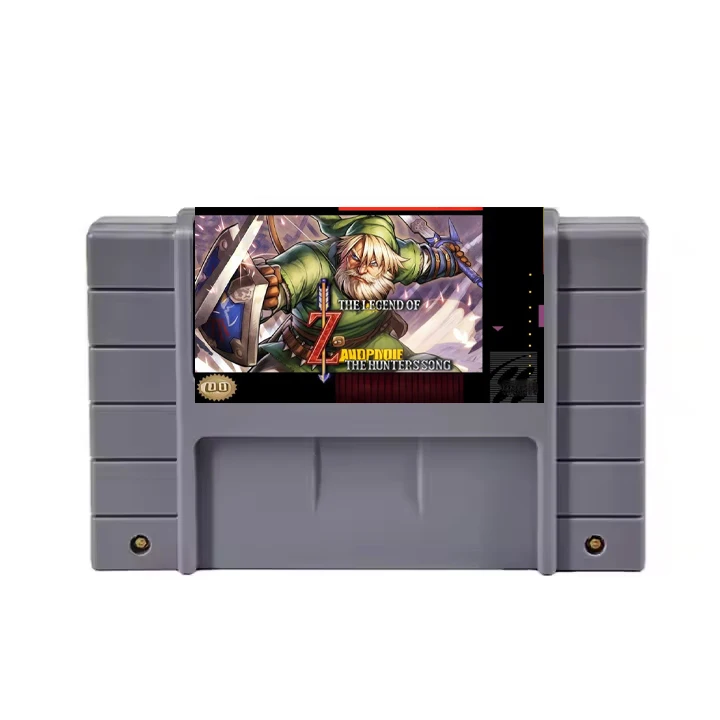 The Legend of Z The Hunters Song SNES Romhack 16-bits gamekaart