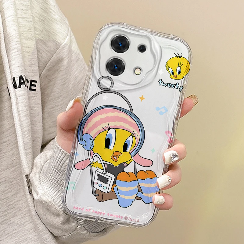 New Adorkable Tweety Bird Cartoon Phone Case For Redmi Note 13 12 11 ProPlus 10 9 Pro 14C 13C 12C 10C A4 K70 Soft Silicone Cover