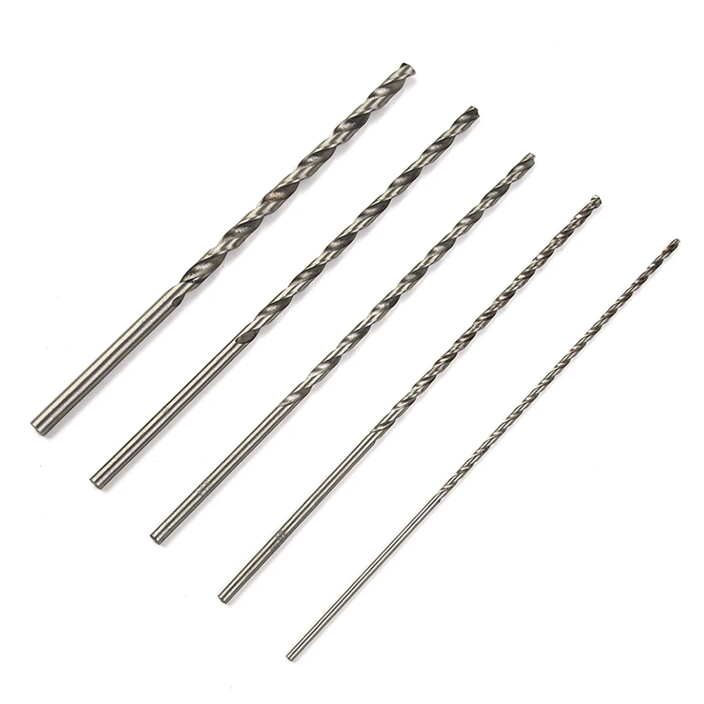 Versatile 5Pcs HSS Drill Bit Set High Speed Steel Suitable for Wood Aluminum Plastic Sizes 2mm 3mm 3 5mm 4mm 5mm