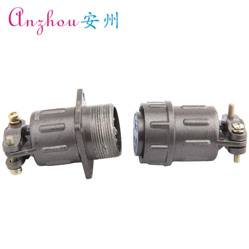 10 core aviation plug, front mounted X22K10P X22J10A, reverse mounted X22J10P X22K10A