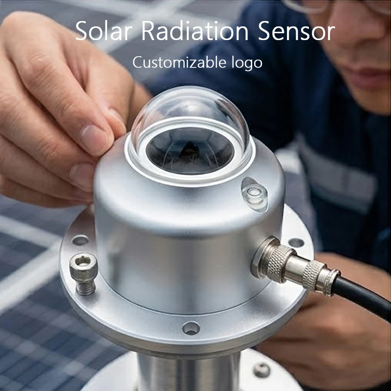 CE RoHs Certified Wireless LoRaWAN RS485 Class C Solar Total Radiation Meter High Accuracy Solar Energy Sensor for PV System