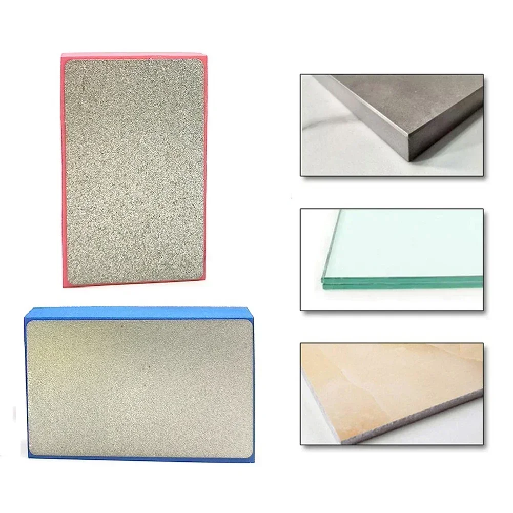 Imagem -05 - Almofadas de Polimento Manual de Diamante 90x55 mm Bloco de Moagem Abrasivo de Vidro para Azulejo Pedra Mármore Cerâmica Disco de Lixa Abrasivo