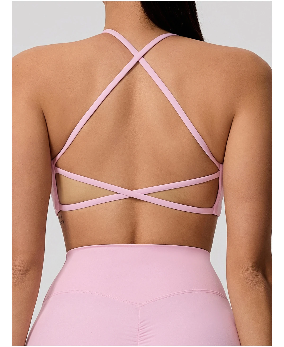 Hearuisavy Sommer Sexy Gym-Top für Damen, Lauf-BH mit Rückenkreuzung, Yoga-BH, Sport-BH, atmungsaktive Push-Up-Unterwäsche, Fitness-Workout-Top – Detail 32