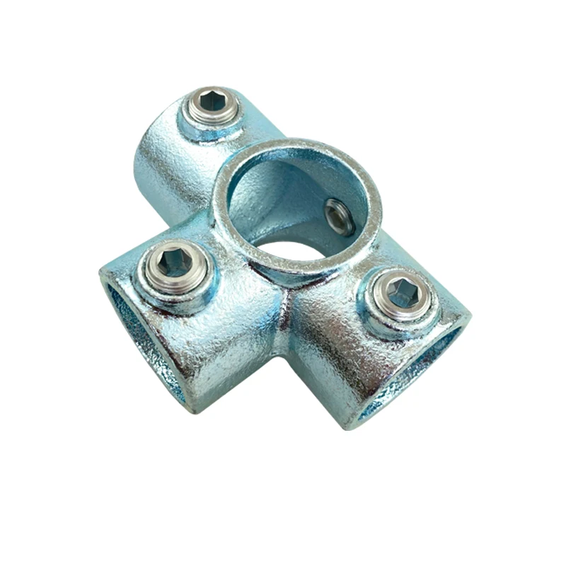 Imagem -04 - Conectores para Tubos Aço Galvanizado Tubos Redondos Tubos Ferro Juntas para Tubos de Água Acessórios Prateleiras Cabides Fixações 20 mm
