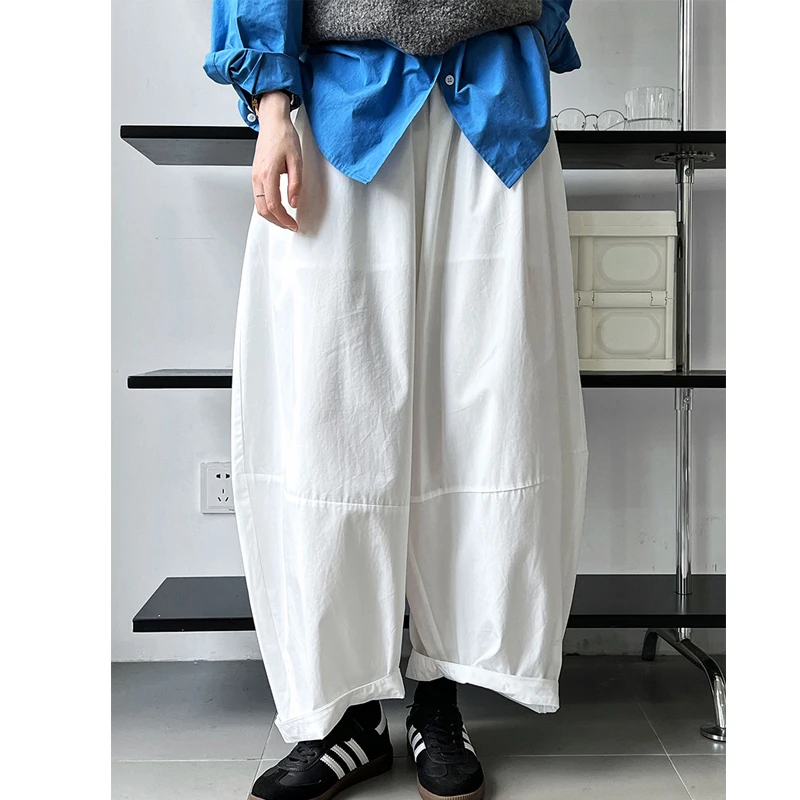 2024 Women Spring Long Pants High Waist Big Wide Leg Loose Style Women Clothes Pants Female  Casual Trousers