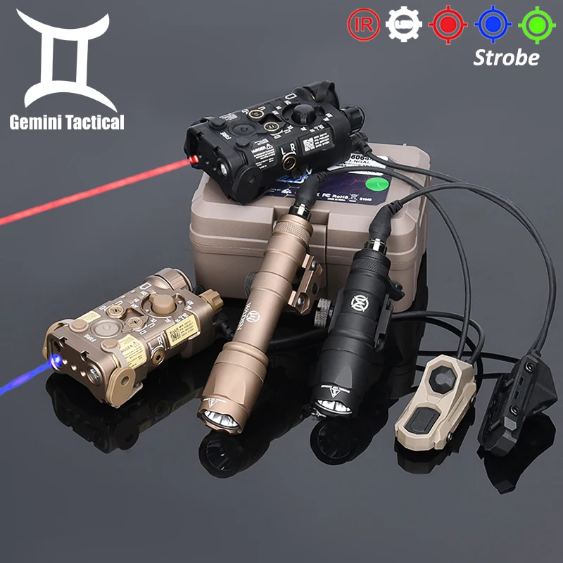 

Tactical L3 NGAL Full Metal Red Green Blue IR Laser Wadsn M300A Scout Light UNAxon Switch Ngal Strobe White LED Flashlight