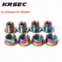 KRSEC 5PC MTB Chainring Bolt 6.5/8.5mm Bicycle Chainwheel Crew mountain bike parts accessories Bike Crank Screw