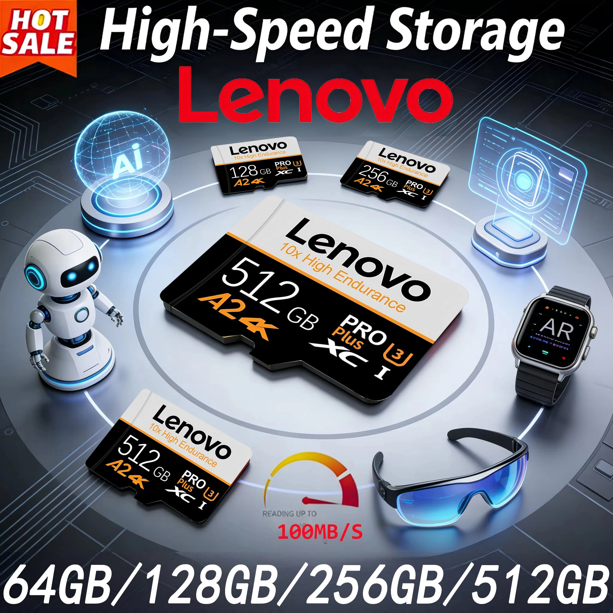 

Industrial A2 Lenovo Memory Card Micro TF SD SD Cards TF Cards 512GB 256GB 128GB 32GB for Camera / Mobile / Nintendo Switch