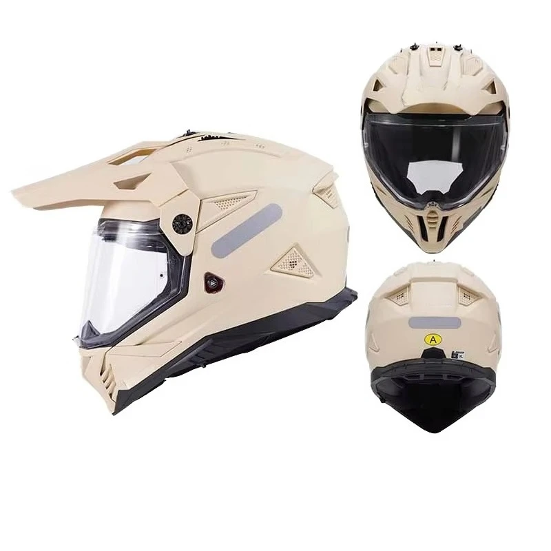 LS2 MX702 Anti-Fog Dual-Lens Full-Face Motorcycle Helmet All-Season New Condition ABS