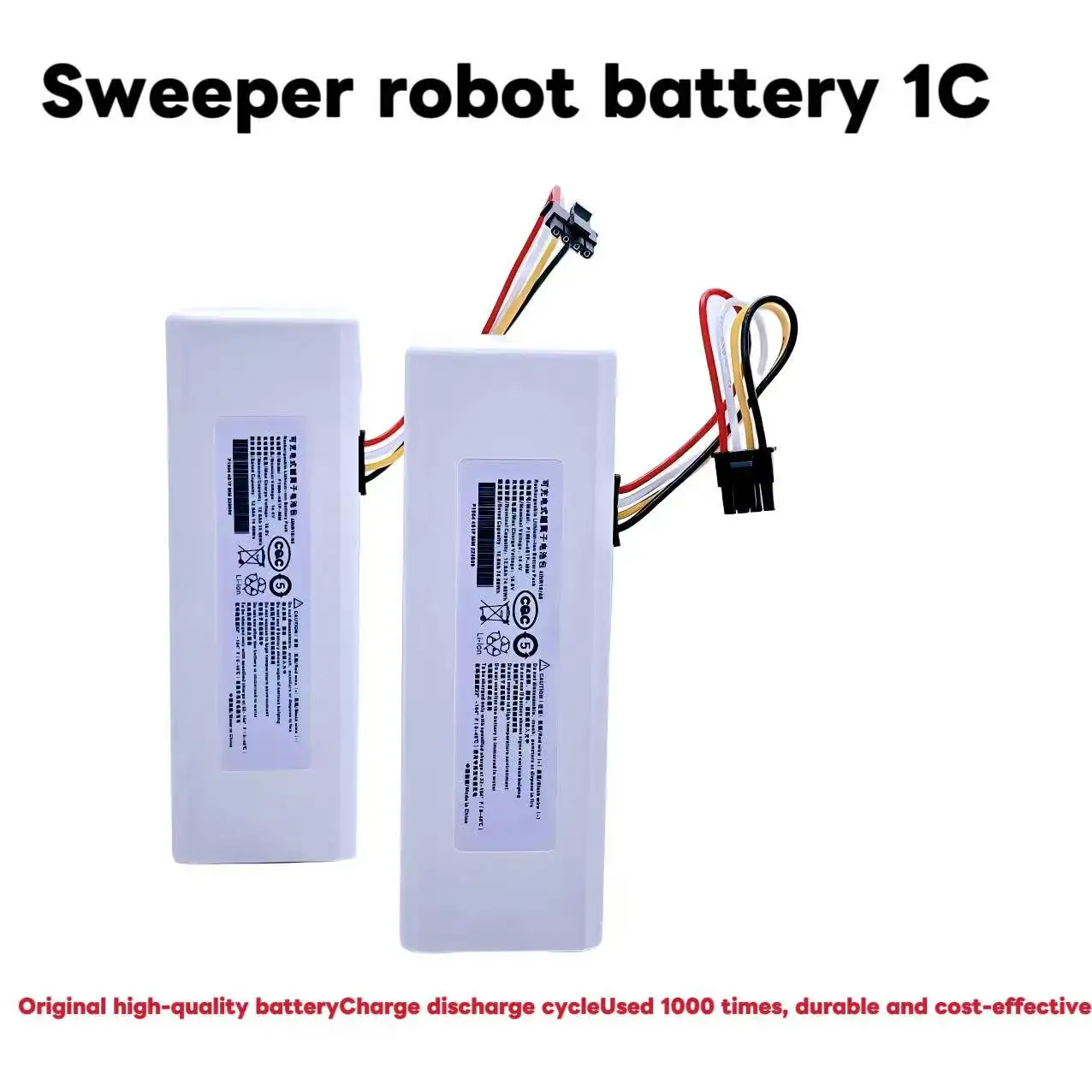 

Аккумулятор 14,4 В, 12800 мАч P1904-4S1P-MM для Xiaomi Mijia 1C STYTJ01ZHM, перезаряжаемый аксессуар для робота-пылесоса, швабры