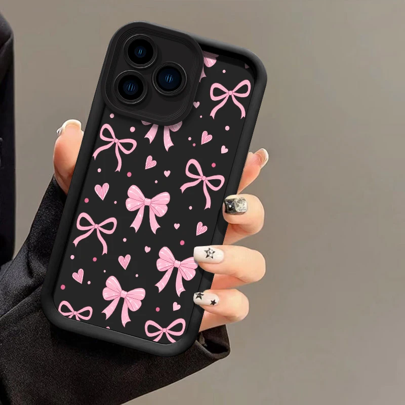 Bow Tie Pattern Case For Moto G35 G34 G32 G15 G14 G30 G06 G05 G04S G37 G17 Power G40 Fusion G9 Play Soft Anti Scratch Cases Capa - view 5