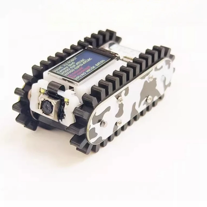 

Pipeline robot, camera WiFi image transmission, mobile phone control, video trolley ESP32 development board FPV