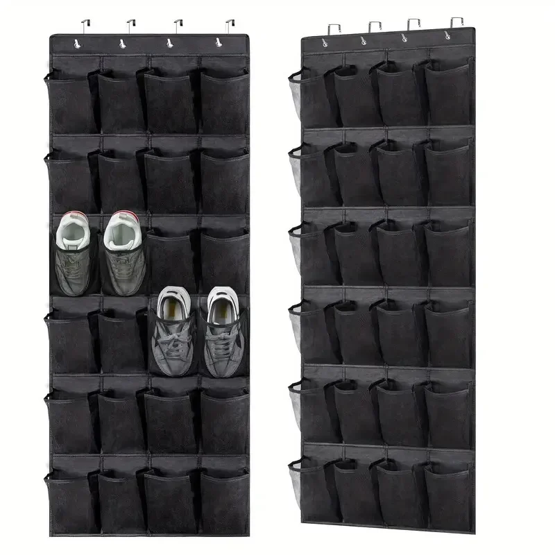 14/24/28/35 Taschen faltbare Aufbewahrungstasche Schuhe Organizer Spielzeug Mesh Taschen Kleidung Kleiderschrank Home Organisation