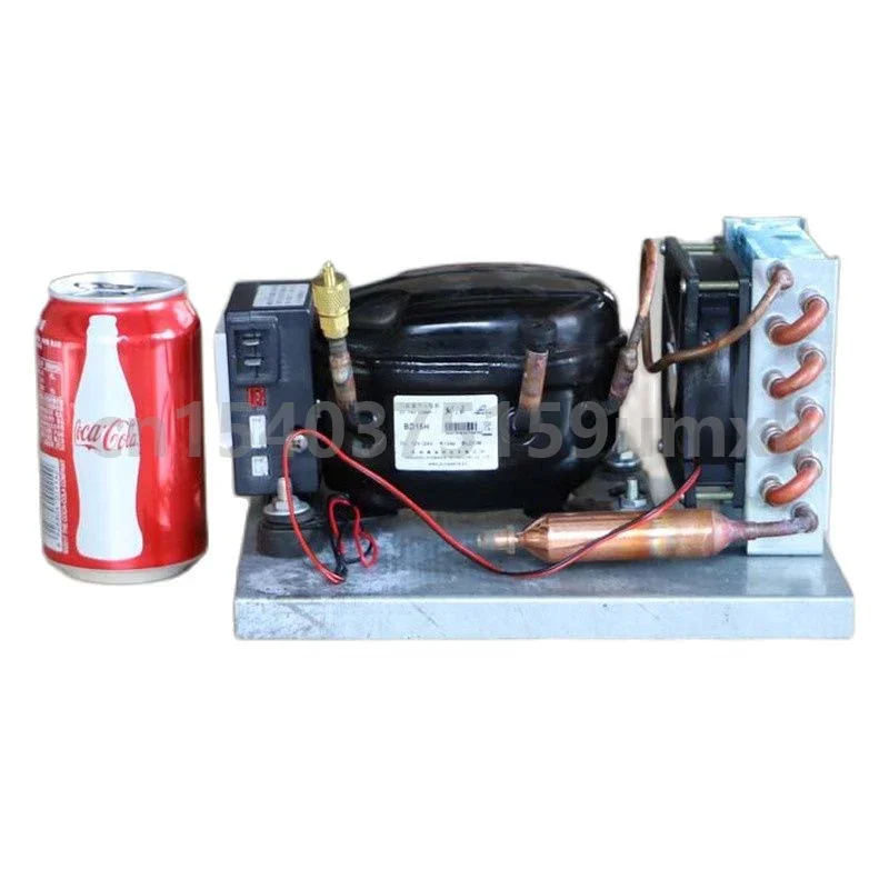 DC Compressor Unit Car Refrigerator Freezer Refrigeration Unit Condensing Unit Compressor DC12V24V BD15HC