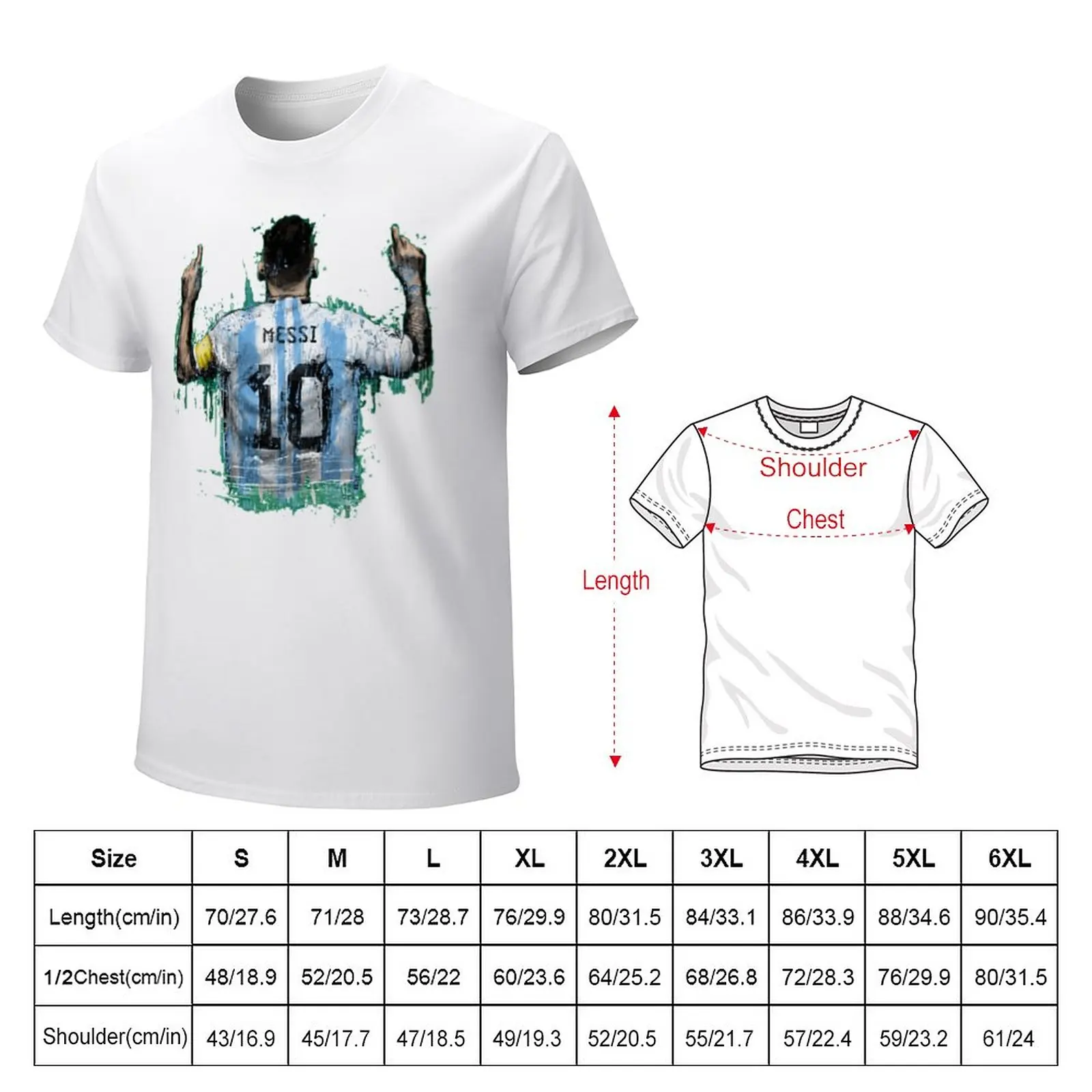 Leão e Andrés e Messi T-Shirt, Argentina No 10, CABRA, Caricatura 66, Movimento Engraçado Casa, Alta Qualidade, Tamanho Eur, CELEBRAÇÃO