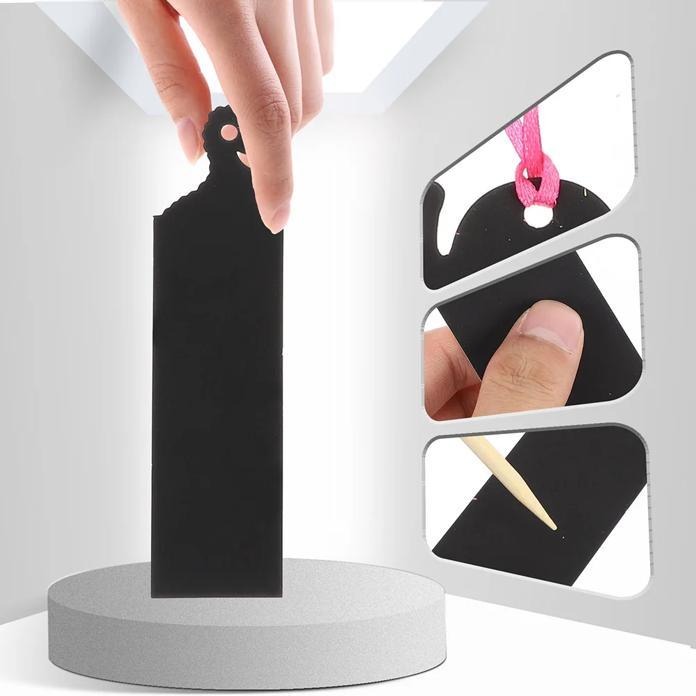 

Animal Scratch DIY Animal Scratch Bookmarks Kids Wall Decor Gift Box made Bookmarks Paper Art