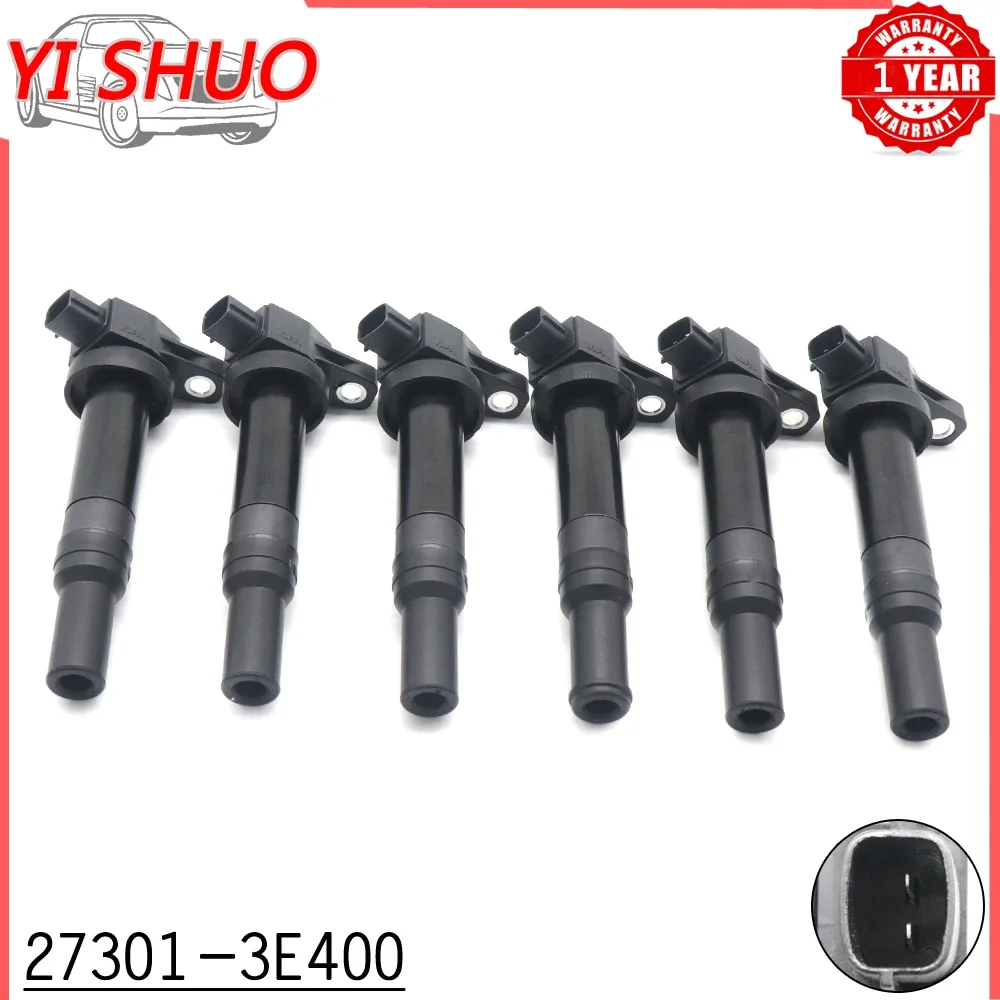 

27301-3E400 новая автомобильная катушка зажигания UF-558 для Hyundai Santa Fe Kia Optima Rondo Magnetis 2.7L 273013 E400 UF558