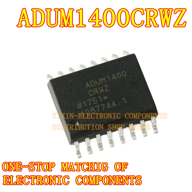 

1PCS/Pack Chip ADUM1400CRWZ-RL SOIC-16 four-channel digital isolator chip