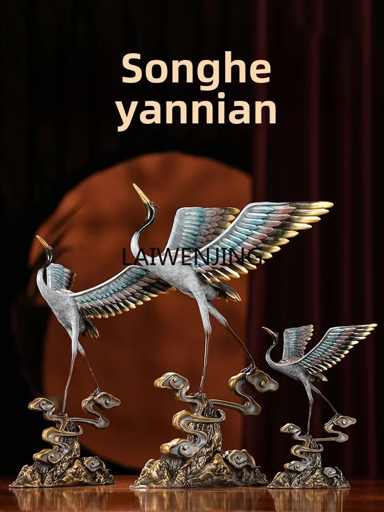 زخرفة رافعة رئيسية للزيت من MJY مصنوعة بالكامل من النحاس الصيني لتأثيث المنزل وغرفة المعيشة وخزانة النبيذ