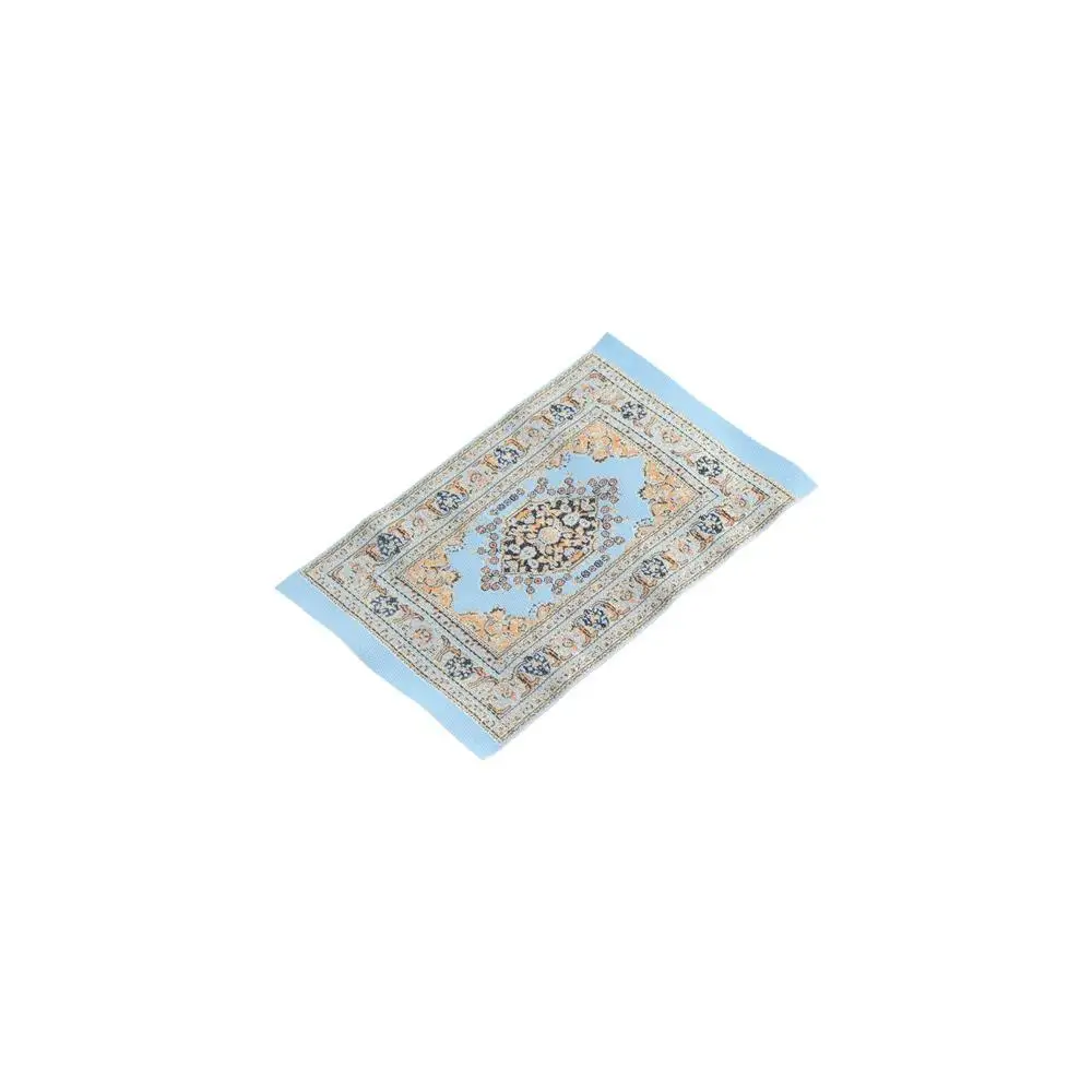 Modelo de juguete artesanal, decoración para casa de muñecas, alfombras tejidas de simulación 1:12, muebles para casa de muñecas en miniatura, alfombra para casa de muñecas