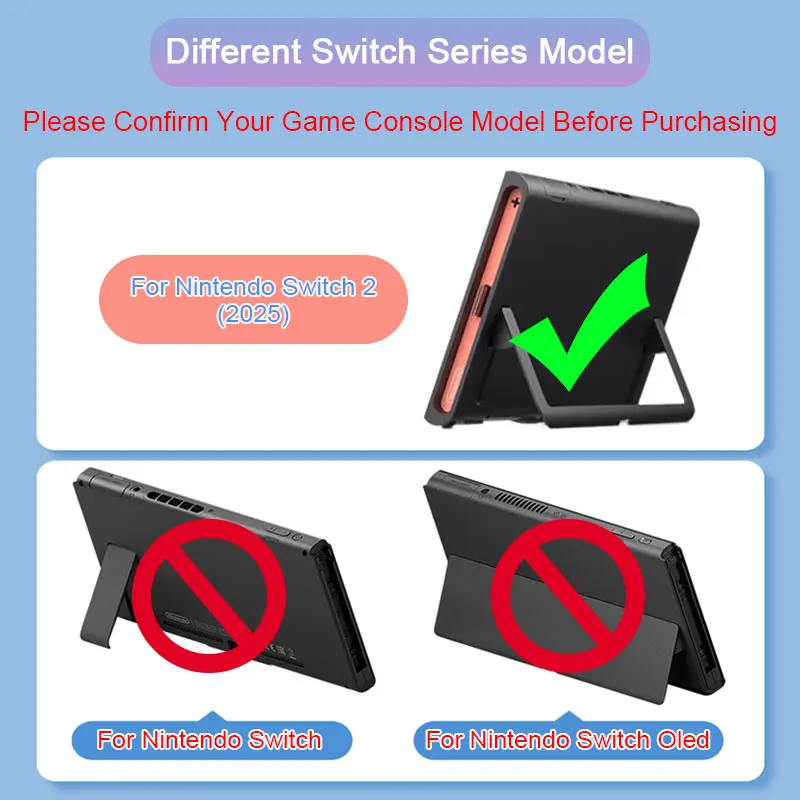 Faceplate Protective Cover For Nintendo Switch 2 2025 TV Dock Station Cute Cartoon Anime Decorative Replacement Front Plate Case