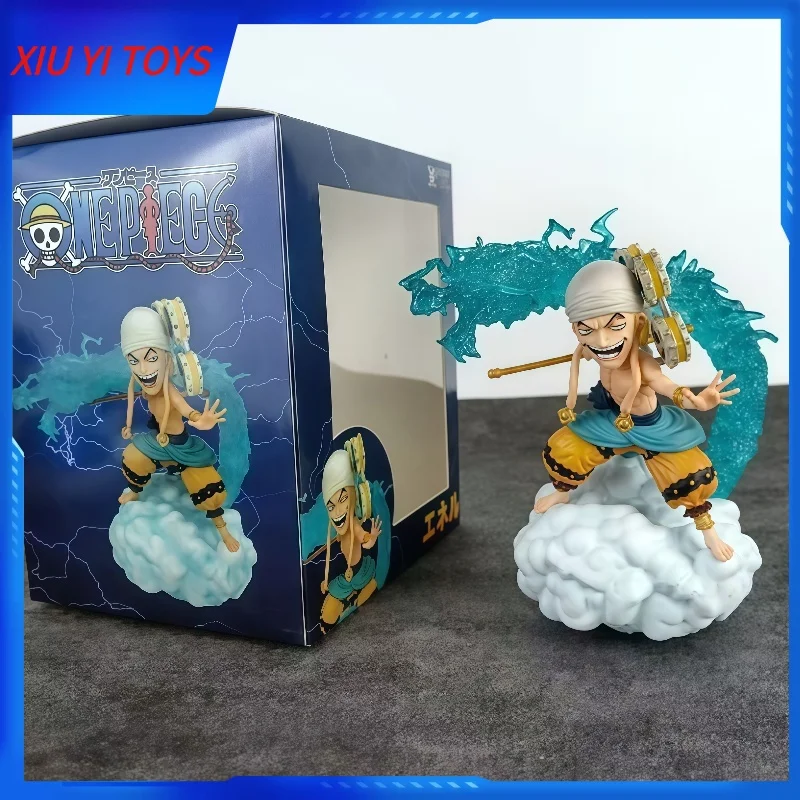 

Аниме One Piece God Enel Battle Ver. Gk ПВХ Фигурка Статуя Коллекция Модель Детские Игрушки Куклы Подарки 11 см