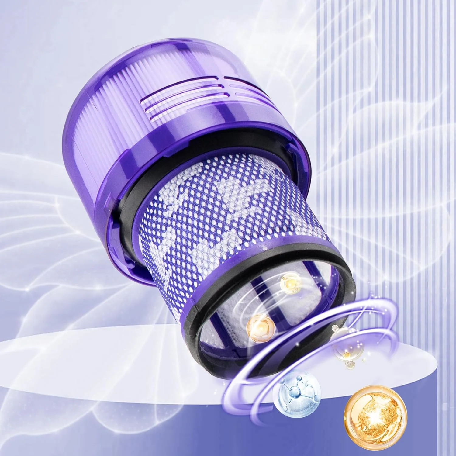 Подходит для Dyson V11 с крутящим моментом V11 Animal V15, обнаружение SV14, беспроводной пылесос и детали 970013 -02 Замена HEPA-фильтра pa