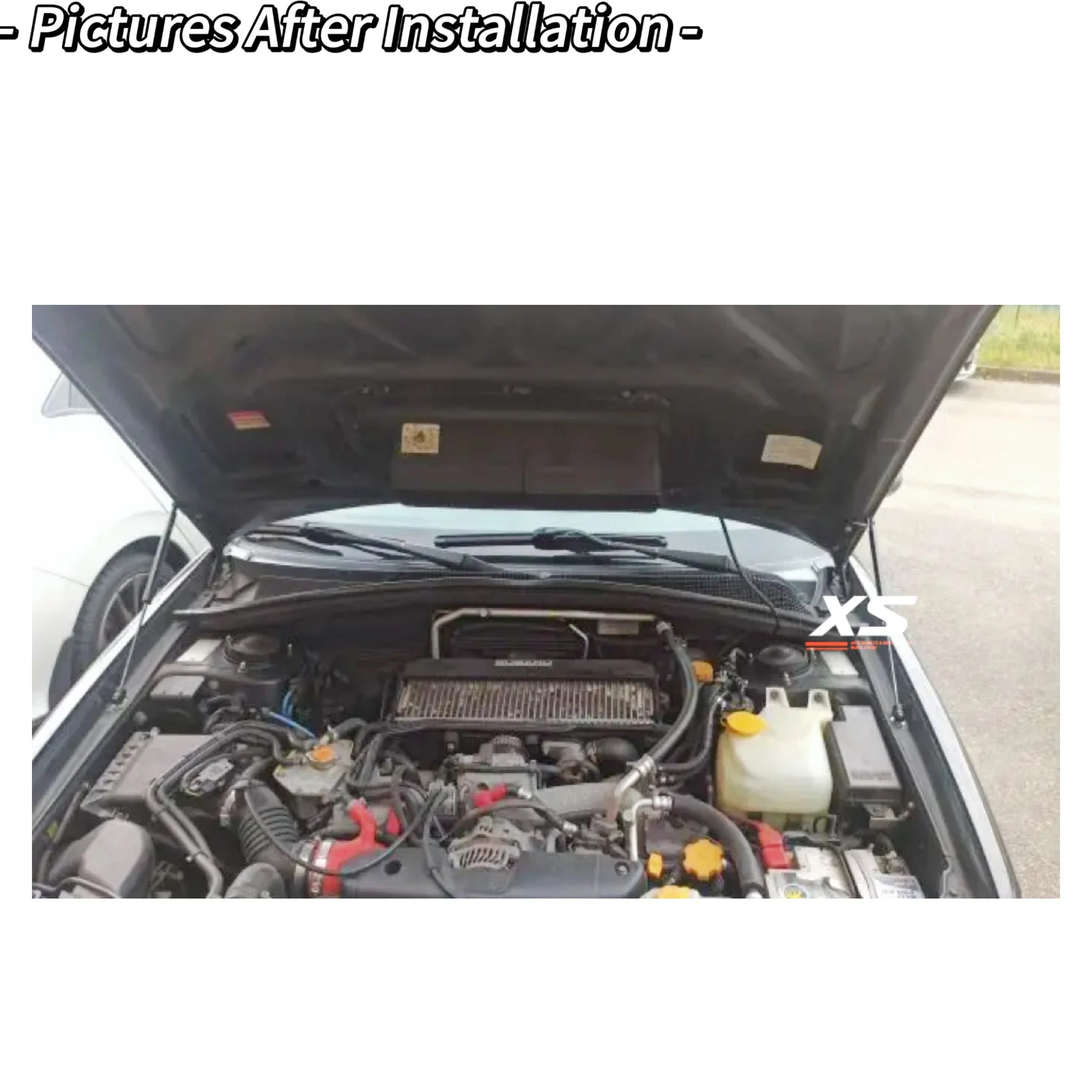 スバルフォレスターsg 2003-2008用フロントフードストラップ,ボンネット変更,リフトサポート,ダンパー,ピストンロッド,シリンダー,ベリンプロップアーム