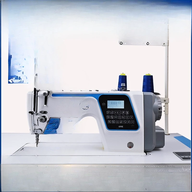 New automatic thread cutting step computerized flat sewing machine, industrial electric household clothing car silent flat