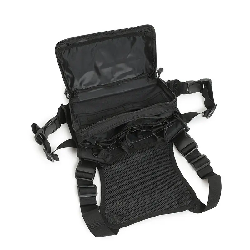 Men's Tactical Running Vest Chest Bag Outdoor Sports Storage Pouch for Jogging Hiking Cycling Fitness Training and Daily Travel