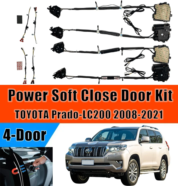 Xcar for Toyota Prado-LC200 2008-2021 Car OEM Automatic Soft Close Door Electric Suction Kit Auto Power Closing
