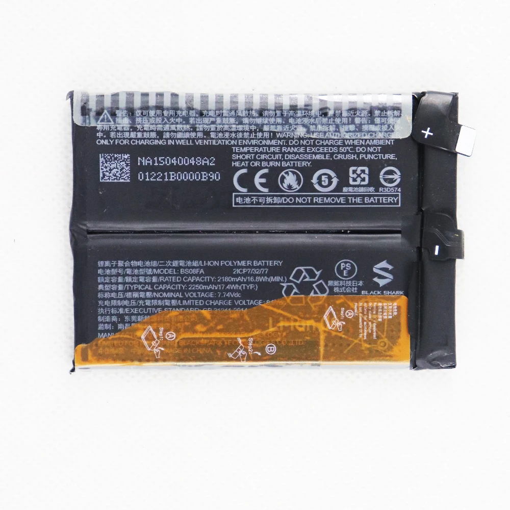 2pcs 5pcs 10pcs 4500mAh BS08FA Battery For Xiaomi Black Shark 4 4Pro PRS-A0 KSR-A0 Battery