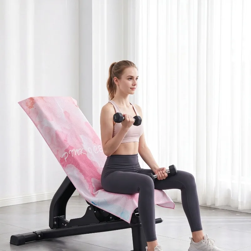 Gym Dirty Towel Increase The Size of The Waffle Sports Scarf Yoga Fitness Sweat Absorbing Pad