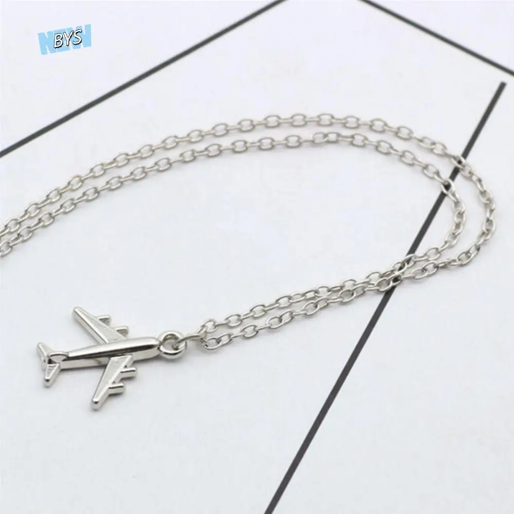 Trendy Unisex Jewelry Air Plane Chokers Necklace Pendant