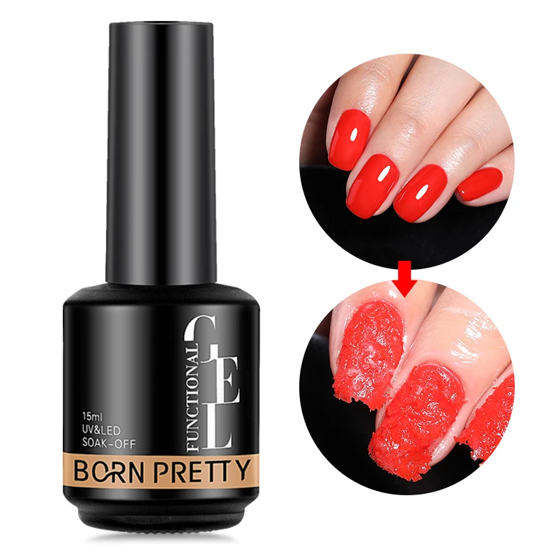 BORN PRETTY Magic Fast Remover Gel Nail Polish Burst Manicure Remover UV Soak Off Nail Art Clean Degreasr Semi-permanet Function