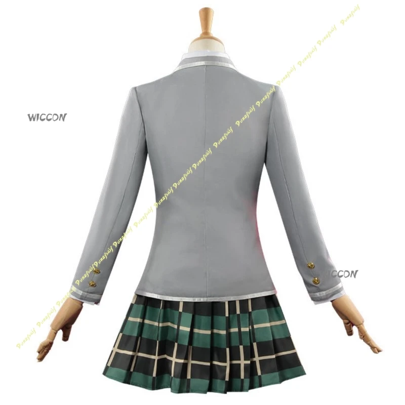 أزياء أنيمي التأثيرية بانج دريم البدلة للفتيات ساكيكو توغاوا زي JK ملابس المدرسة معطف نسائي تنورة لوليتا عيد الميلاد والهالوين