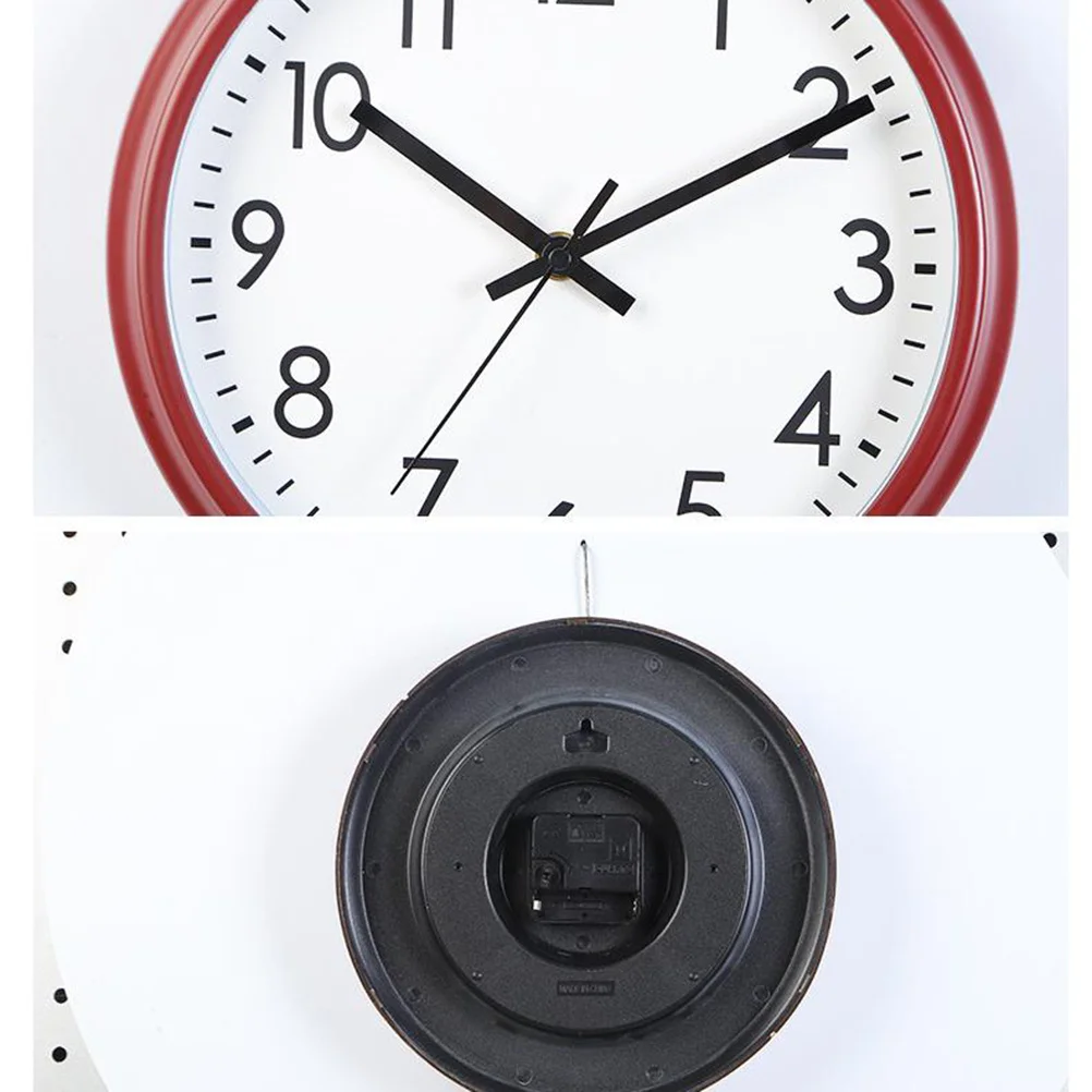 

Room Home Bedroom Wall Clock Modern Clocks for Decor Round Silent Decorative Number Dial