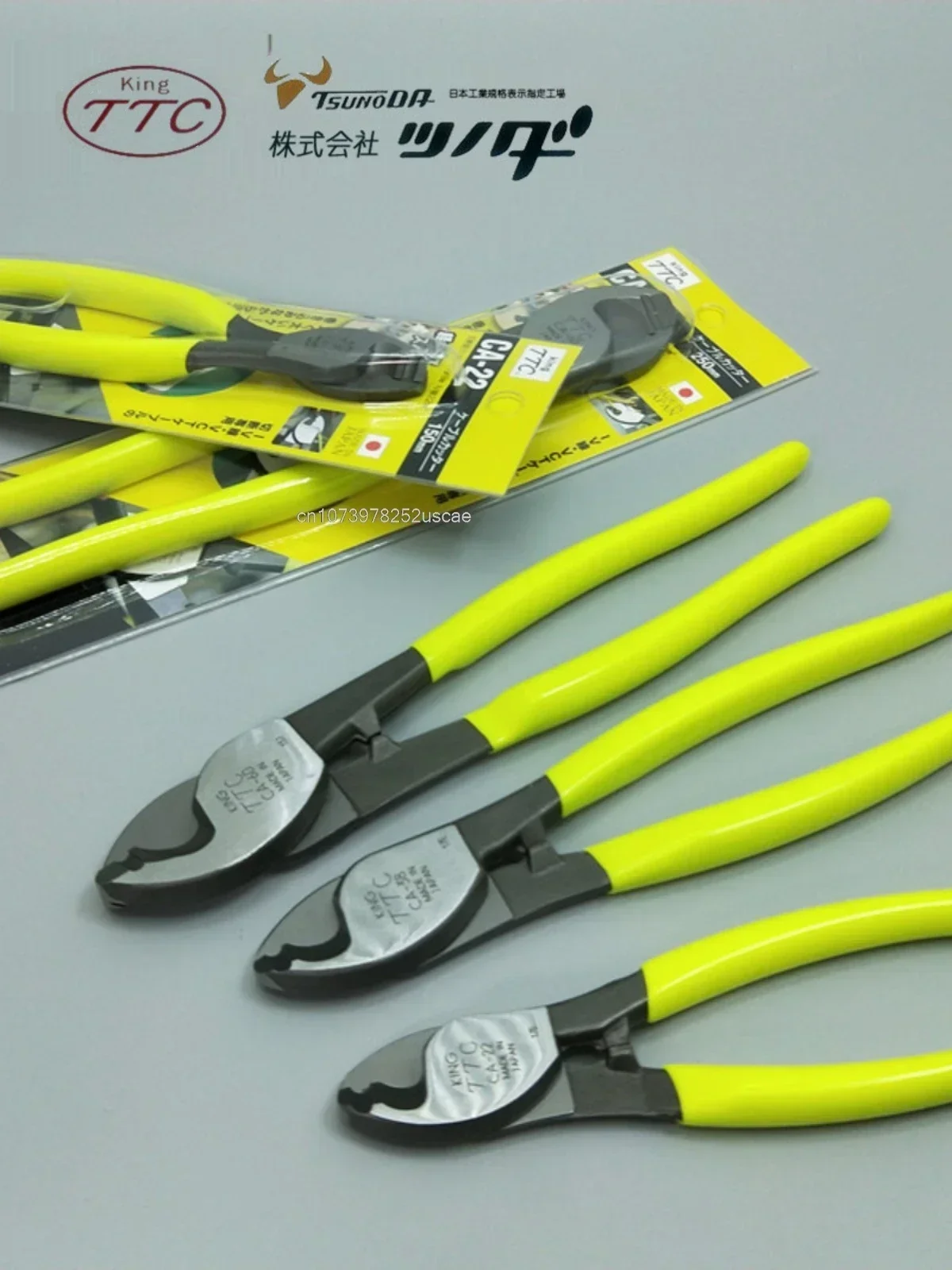 اليابان TTC 6 8 10 بوصة كماشة كابل حافة مزدوجة نوع CA-22 CA-38 CA-60 #4