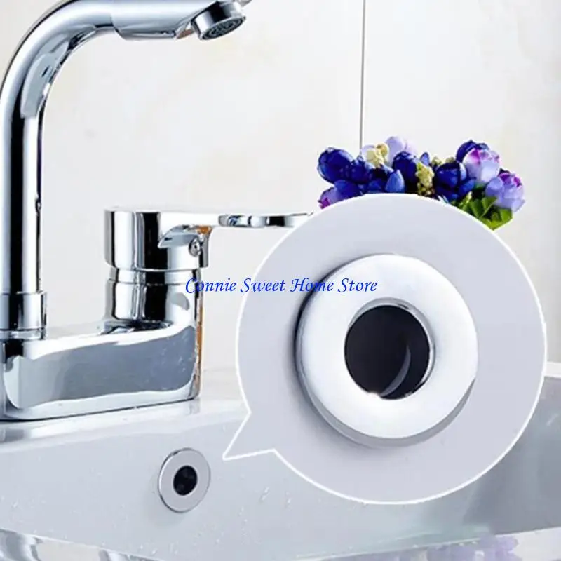 LXAF Basin Sink Copper Trim Overflow Cover Insert in Cap for Bathroom Kitchen Sink
