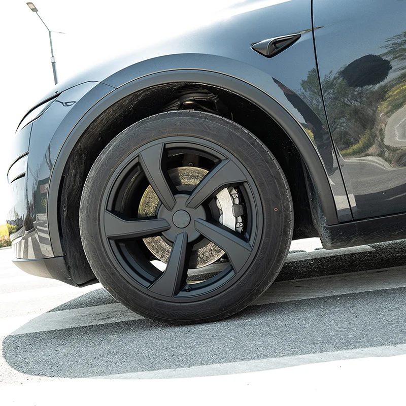 For Tesla Model Y Juniper 2025 19 Inch Wheel Hub Caps Car Performance Replacement Full Rim HubCap Cover Launch 2026 Accessories