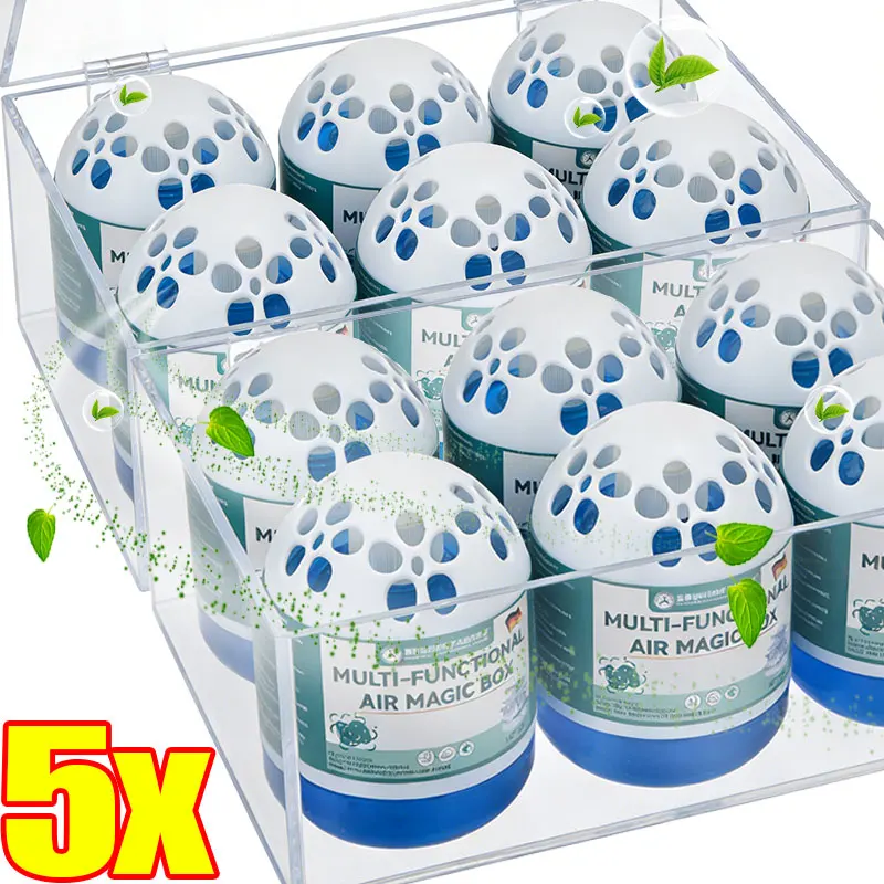 

Non Toxic Plant Based Air Purifying Box Naturally Dust Remover Gel Allergies Automatic Room Closet Shelves Air Freshener Purify