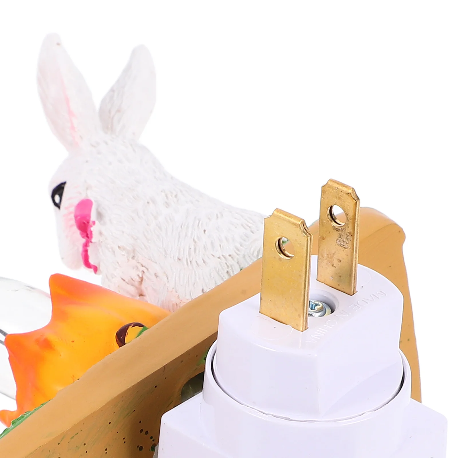 Adorable Easter Bunny Resin Nightlight Room Night Light LED Rabbit Decorative Lamp Party Lights Rabbit Lamp