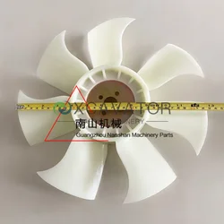 Fan Blade Komatsu PC18-3 Fan Kubota D782 Engine Excavator Parts