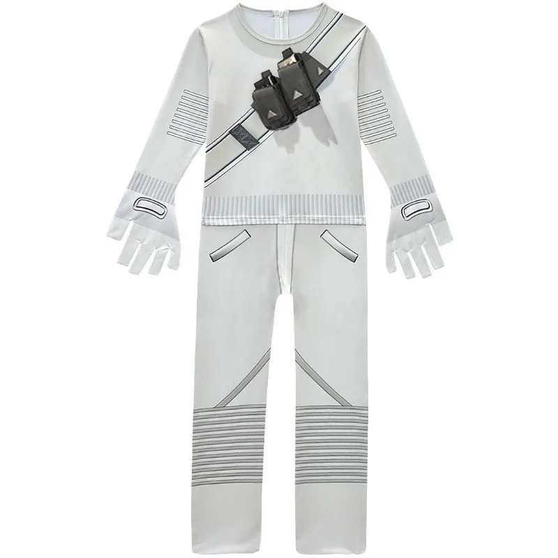 DJ Rock Music Children's Day Stage Performance Outfits Smiling Face DJ Cosplay Costumes Boys Halloween Jumpsuit for Kids