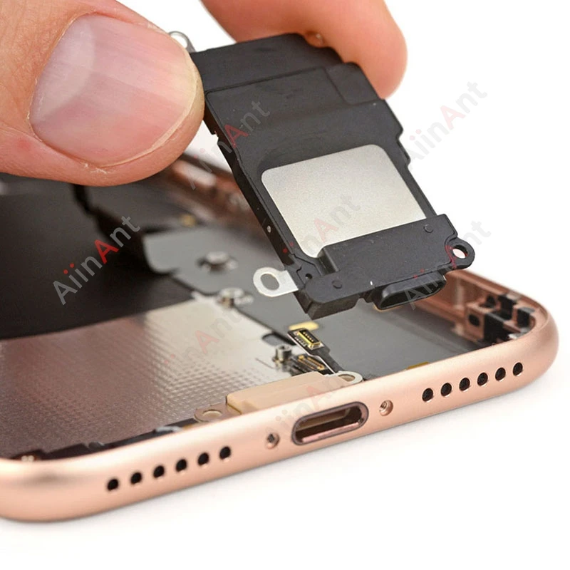 ملصق مضاد للمياه + فليكس لهاتف آيفون 11 Pro X Xr Xs Max 6 6s 7 8 Plus SE أسفل مكبر الصوت الطنان قارع الأجراس بصوت عال كابل مرن #2