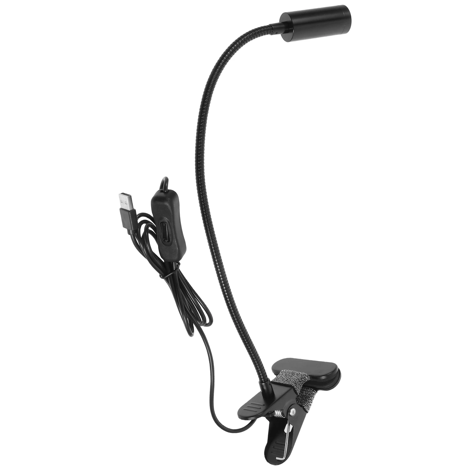 

LED Reading Light Clip Lamp for Desk Bedside Table Lighting USB Book Flexible Gooseneck Eye Protection Energy Saving Cool White
