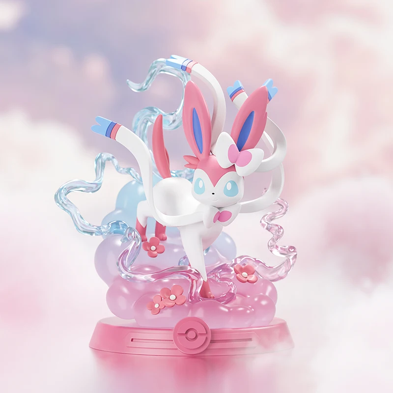 Genuine Product Pokemon Anime Action Figures Eevee Family Suit Blind Box Collectibles Model Ornaments Toys Birthday Gifts - view 5