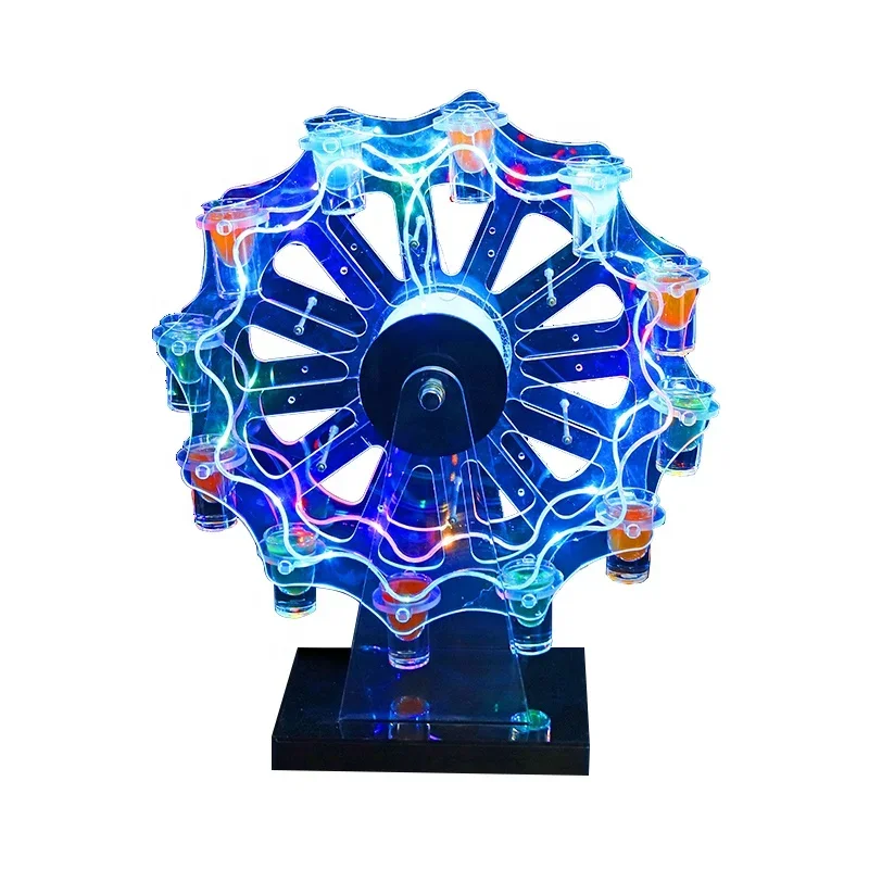 for Acrylic Plastic LED Ferris Wheel Shot Glass Tray Revolving Glass Display Stand Wine Rack cocktail cup holder