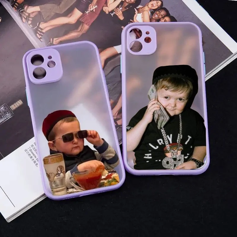 

Funny Babaite Hasbulla Phone Case for iPhone 16 15 14 13 12 11 Pro Max Mini XS X SE 7 8 Plus Shockproof Matte Transparent Cover