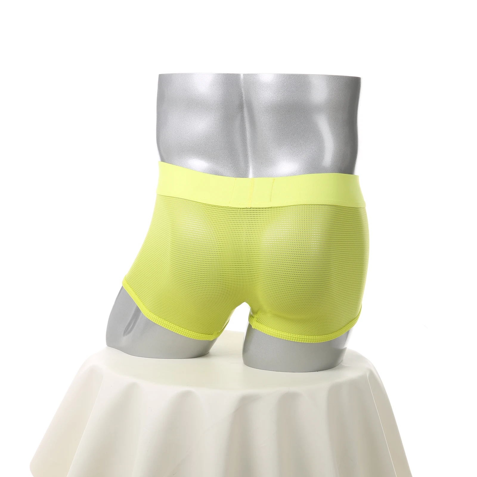 Netz-Boxershorts Sexy Bulge Penis Pouch Herren Unterwäsche Boxershorts Unterhosen Slips Cueca Hombre Boxershorts – Detail 10